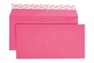 Enveloppen Elco DIN lang+ zelfklevend, Eosin rood