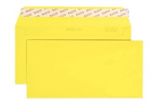 Enveloppen Elco DIN lang+ zelfklevend, intensief geel