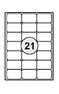 Etiketten 63,5 x 38,1 mm